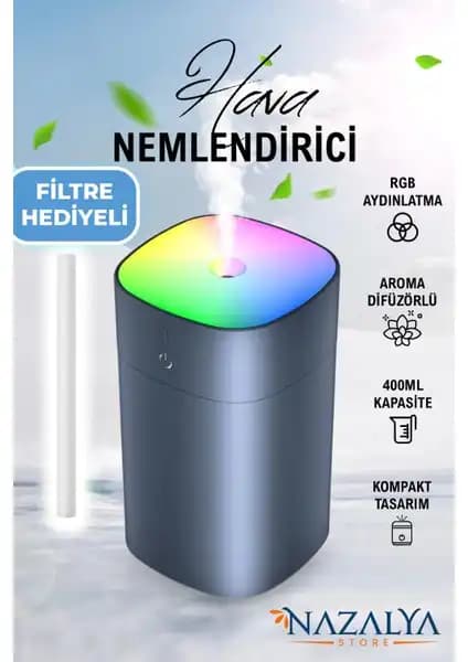 Nazalya 400 ml ve 420 ml hava nemlendiricilerin karşılaştırması ve kullanım önerileri 1