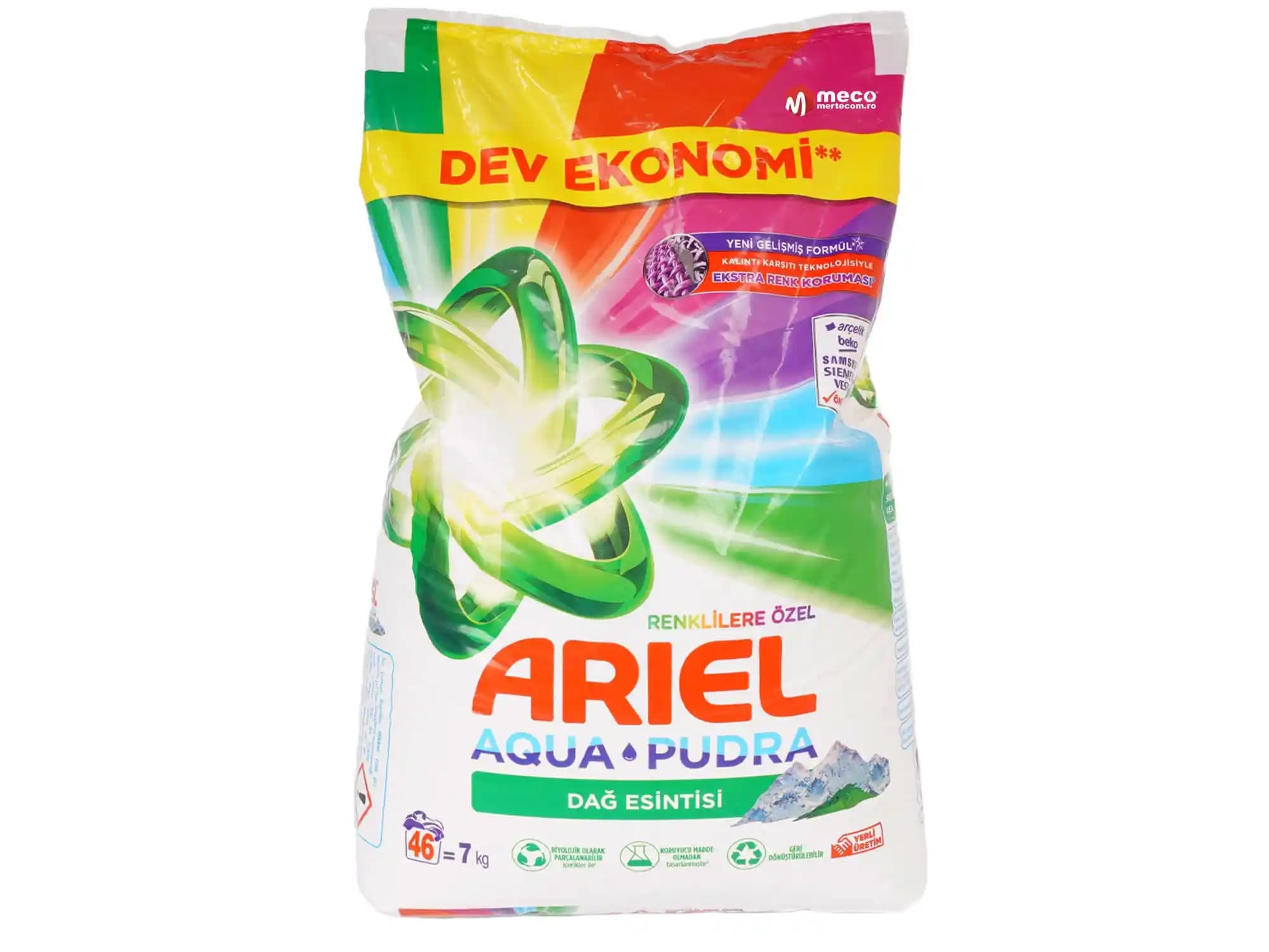 Ariel Aqua Pudra ile Etkili Temizlik ve Renk Koruma Özellikleri