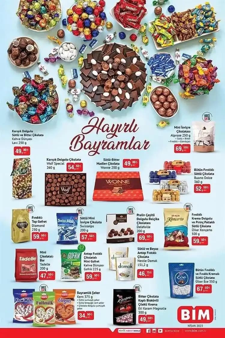 Bim'de Uygun Fiyatlı ve Çeşitli Bayram Şekeri Seçenekleri Hakkında Bilgi