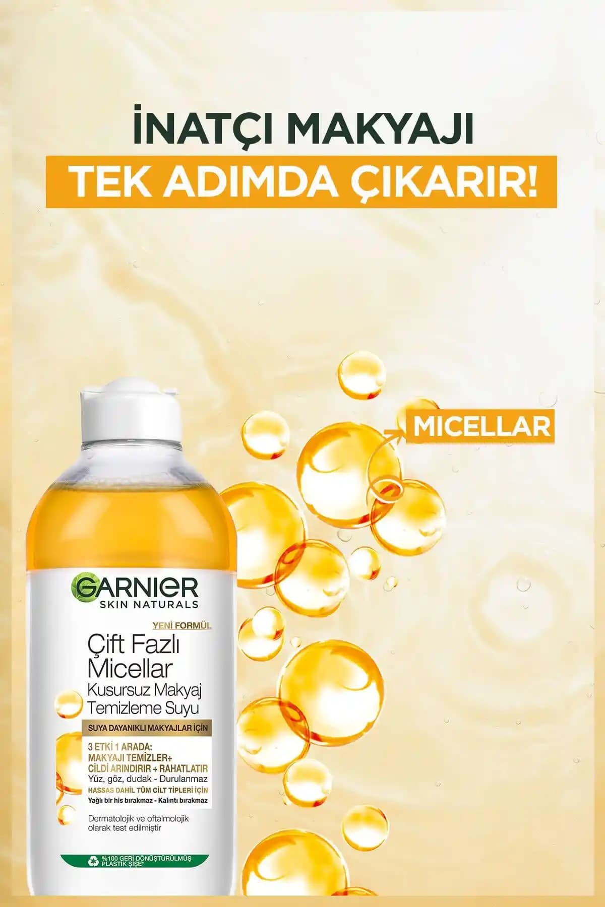 Garnier Çift Fazlı Göz Makyaj Temizleyici: Hassas Gözler İçin Güvenilir ve Etkili Temizlik Çözümü