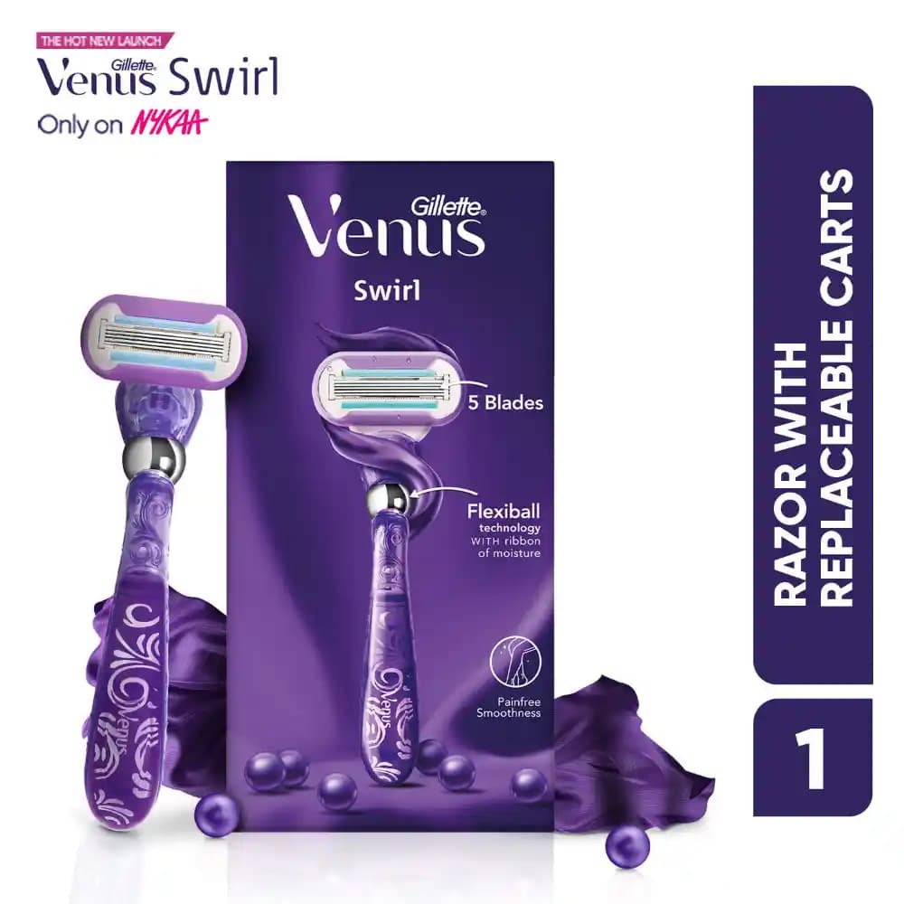 Gillette Venus Swirl: Kadınlar İçin Esnek ve Hassas Ciltlere Uygun Tıraş Bıçağı