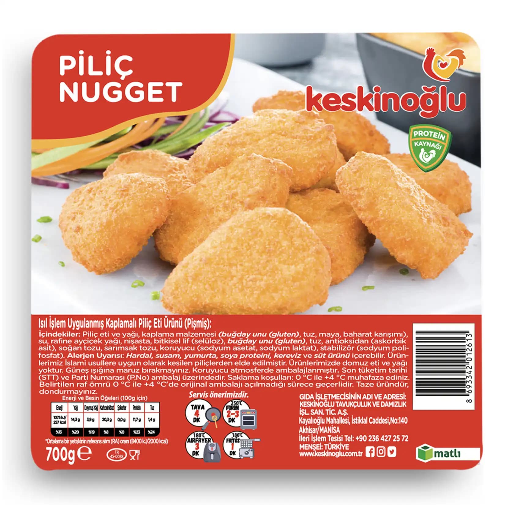 Keskinoğlu Nugget: Kaliteli ve Güvenilir Tavuk Nuggetleri ile Lezzetli Atıştırmalıklar