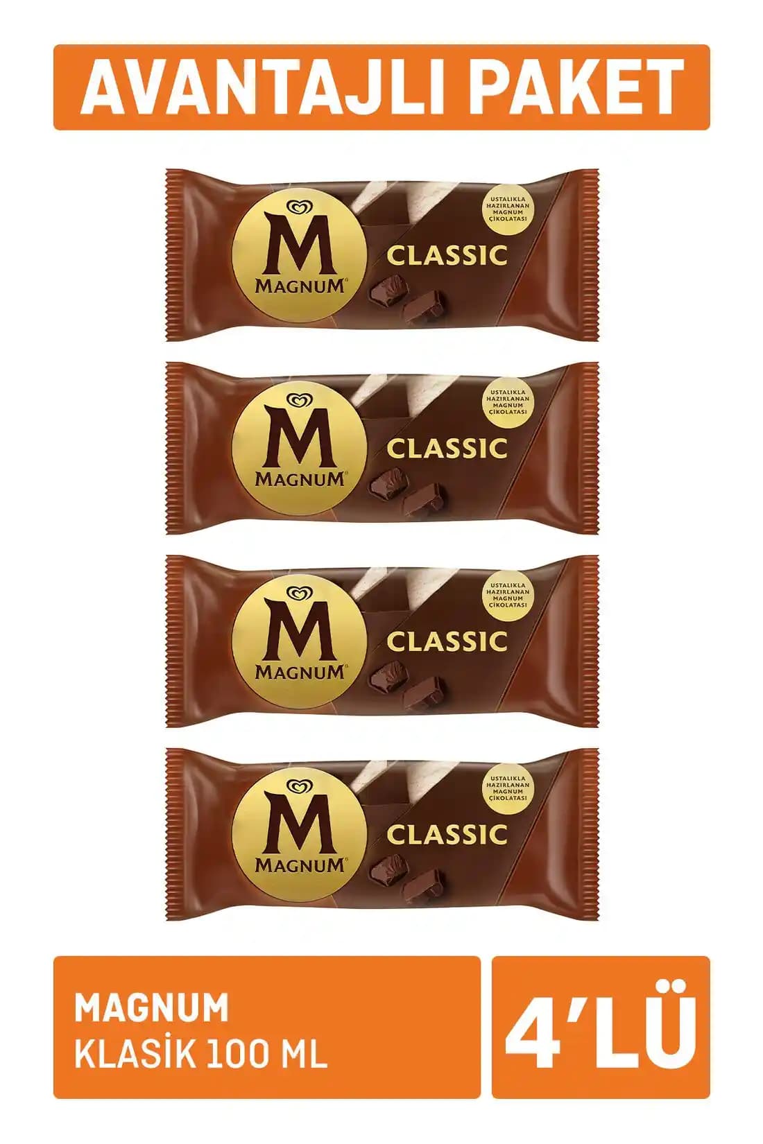Magnum Klasik Dondurma: Çikolata Severler İçin Lezzetli ve Uygun Seçenek