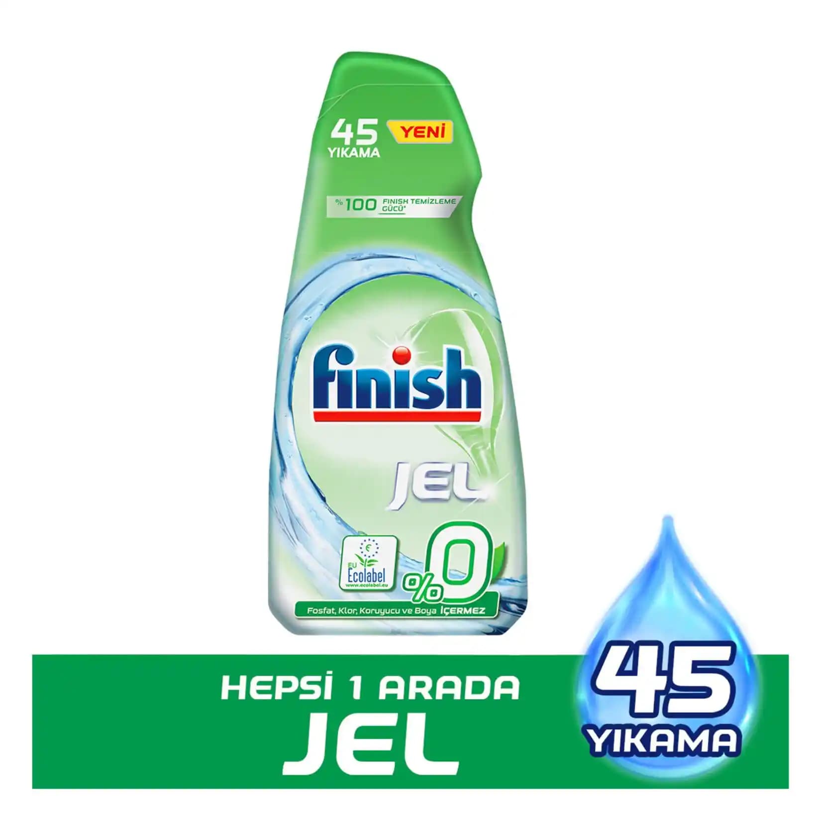 Migros Finish Jel ile bulaşık makinesi hijyeninde yüksek performans ve kolay kullanım